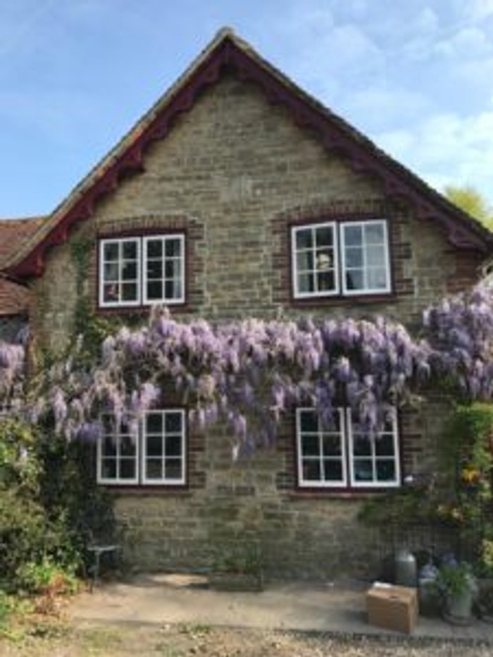 Exterior painting and joinery repair on a period property